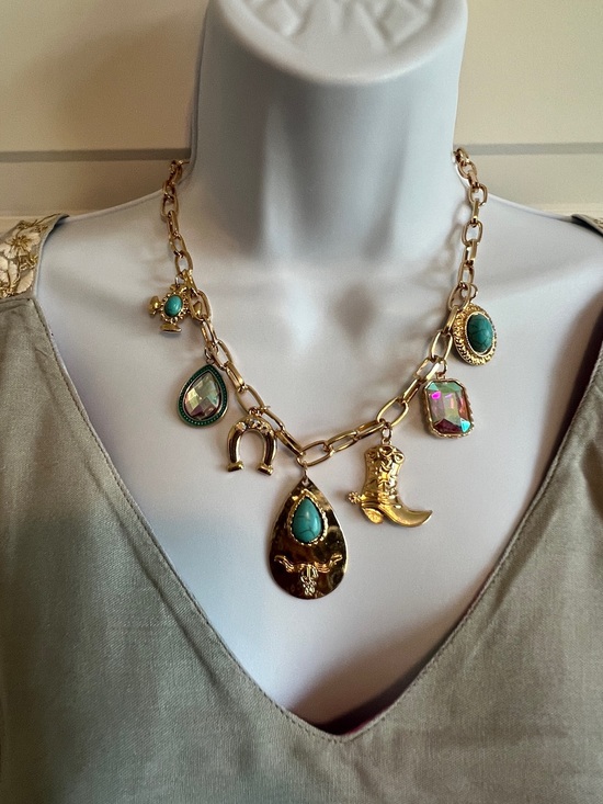 Aratta Jewelry - ARATTA NWOT Boho Western Cowboy Coastal Cowgirl Necklace Earring Set